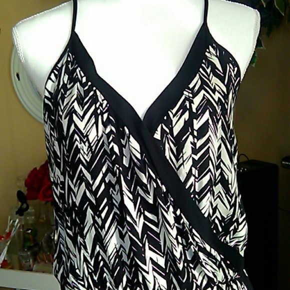 Forever 21 Black and White Jumpsuit - Picture 5 of 8